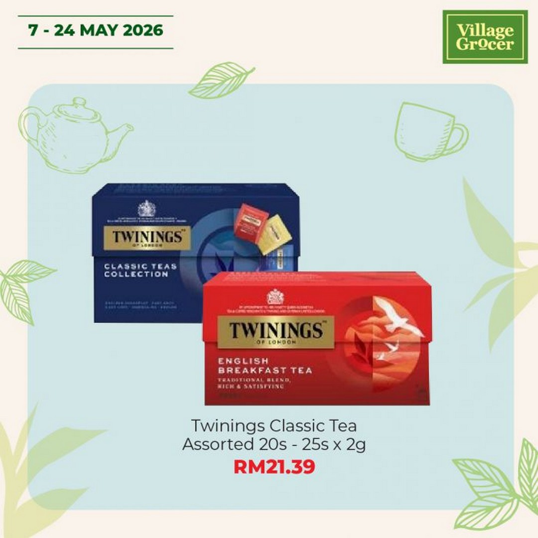Village-Grocer-World-Tea-Day-Promotion-3-1 7–24 May 2026: Village Grocer World Tea Day Promotion – Tea Fair Sale: Buy 1 Free 1 Deals, Special Tea Offers & Free BOH Cup Giveaway