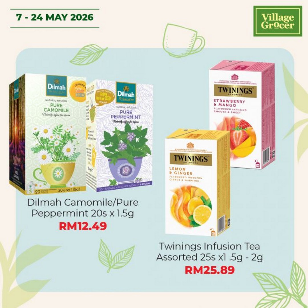 Village-Grocer-World-Tea-Day-Promotion-8-1 7–24 May 2026: Village Grocer World Tea Day Promotion – Tea Fair Sale: Buy 1 Free 1 Deals, Special Tea Offers & Free BOH Cup Giveaway