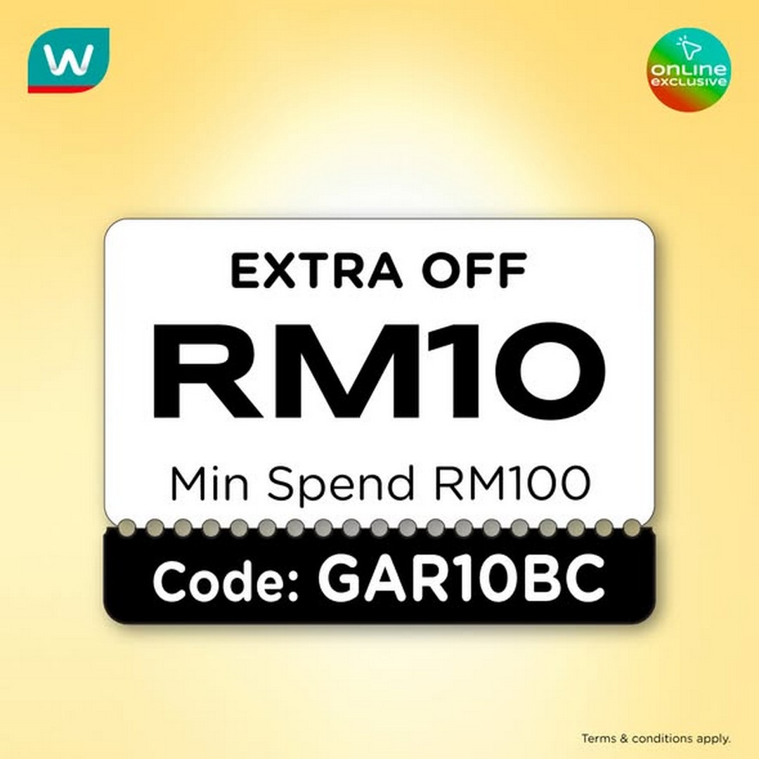 Watsons-Malaysia-Online-Exclusive-Garnier-Sale-2 9–11 May 2026: Watsons Malaysia Online Exclusive Garnier Sale & Promotion: Up to 50% Off + RM18 Off + Free Gifts Giveaway Campaign