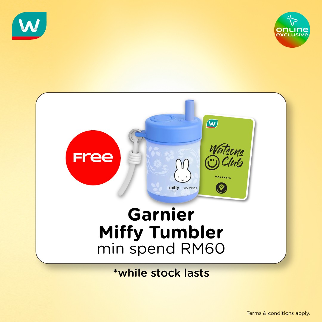 Watsons-Malaysia-Online-Exclusive-Garnier-Sale-4 9–11 May 2026: Watsons Malaysia Online Exclusive Garnier Sale & Promotion: Up to 50% Off + RM18 Off + Free Gifts Giveaway Campaign