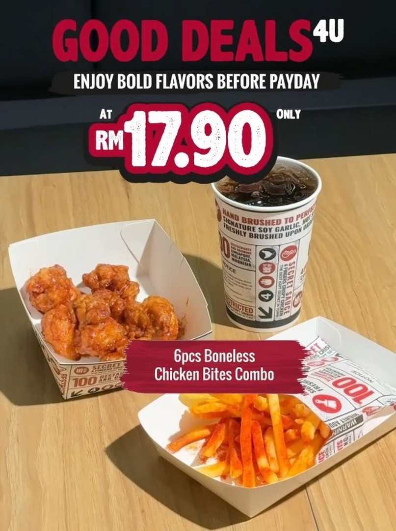 4Fingers-Good-Deals-4U-RM17.90-Chicken-Combo-Promotion-3 15-16 June 2026: 4Fingers Good Deals 4U RM17.90 Chicken Combo Promotion: Limited Payday Value Meal Deals in Malaysia