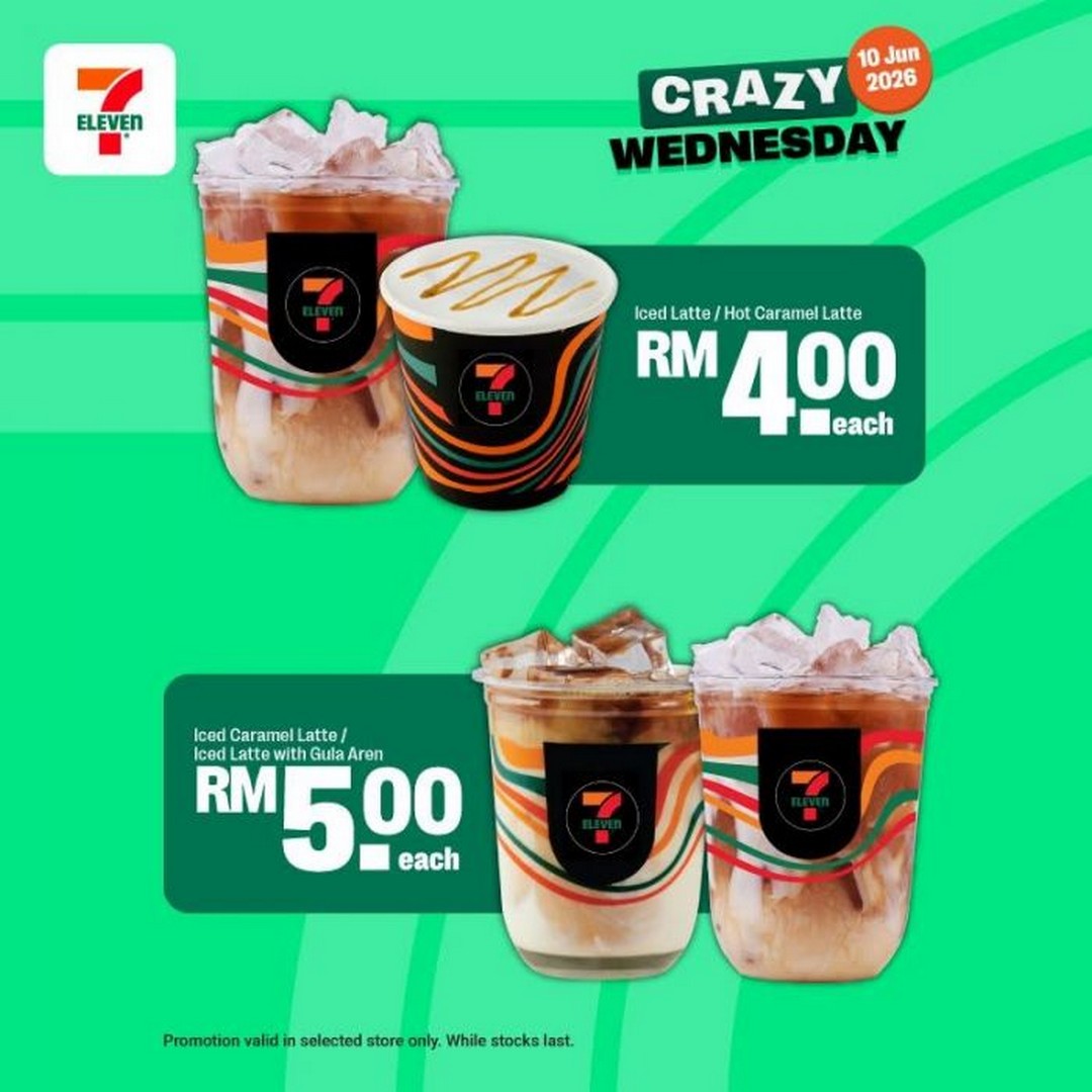 7-Eleven-Malaysia-Crazy-Wednesday-Promotion-9 10 June 2026: 7-Eleven Malaysia Crazy Wednesday Promotion: Buy 1 Free 1, RM1 Deals & Midweek Snack Savings Sale Promotion