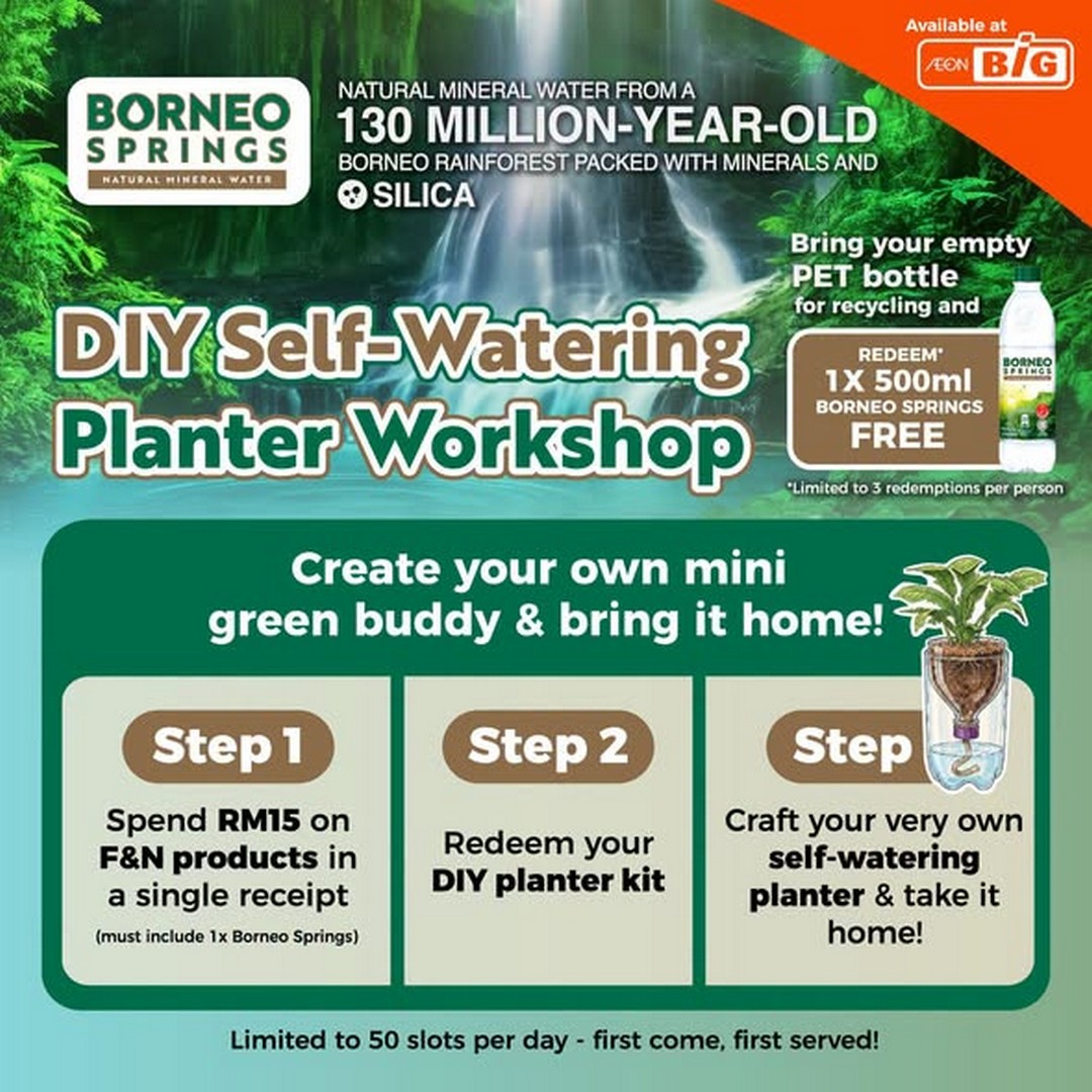AEON-BiG-Malaysia-Mid-Valley-1 24-30 June 2026: AEON BiG Malaysia Mid Valley: 100PLUS x POP MART KUBO Roadshow & Borneo Springs Promotion Event with Workshops, Prizes and Recycling Activities