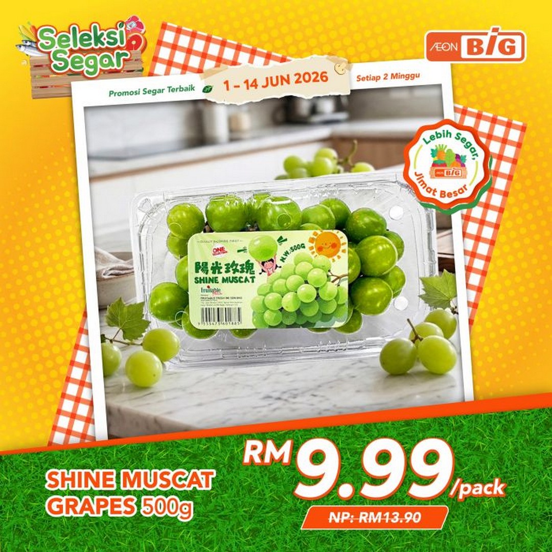 AEON-BiG-Seleksi-Segar-Promotion-Fresh-Groceries-Deals-3 1–14 June 2026: AEON BiG Seleksi Segar Promotion, Fresh Groceries Deals From RM0.19 (Affordable Weekly Savings on Meat, Fruits and Vegetables Across Malaysia)
