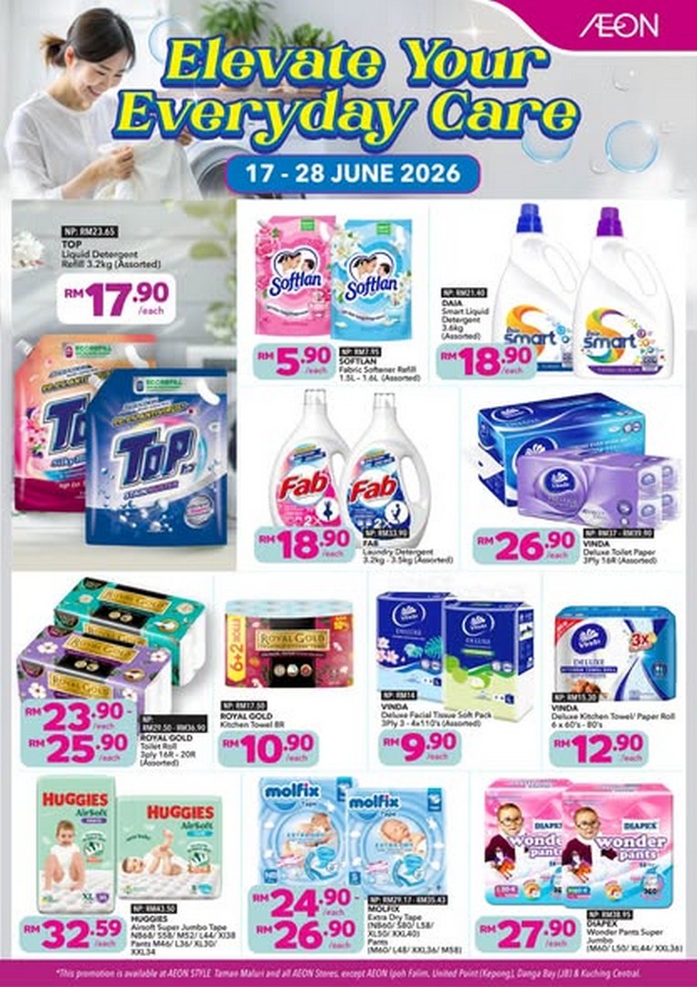 AEON-Malaysia-Clean-Comfort-Care-Promotion 17–28 June 2026: AEON Malaysia Clean Comfort Care Promotion, Home Essentials Sale for Everyday Savings in Malaysia