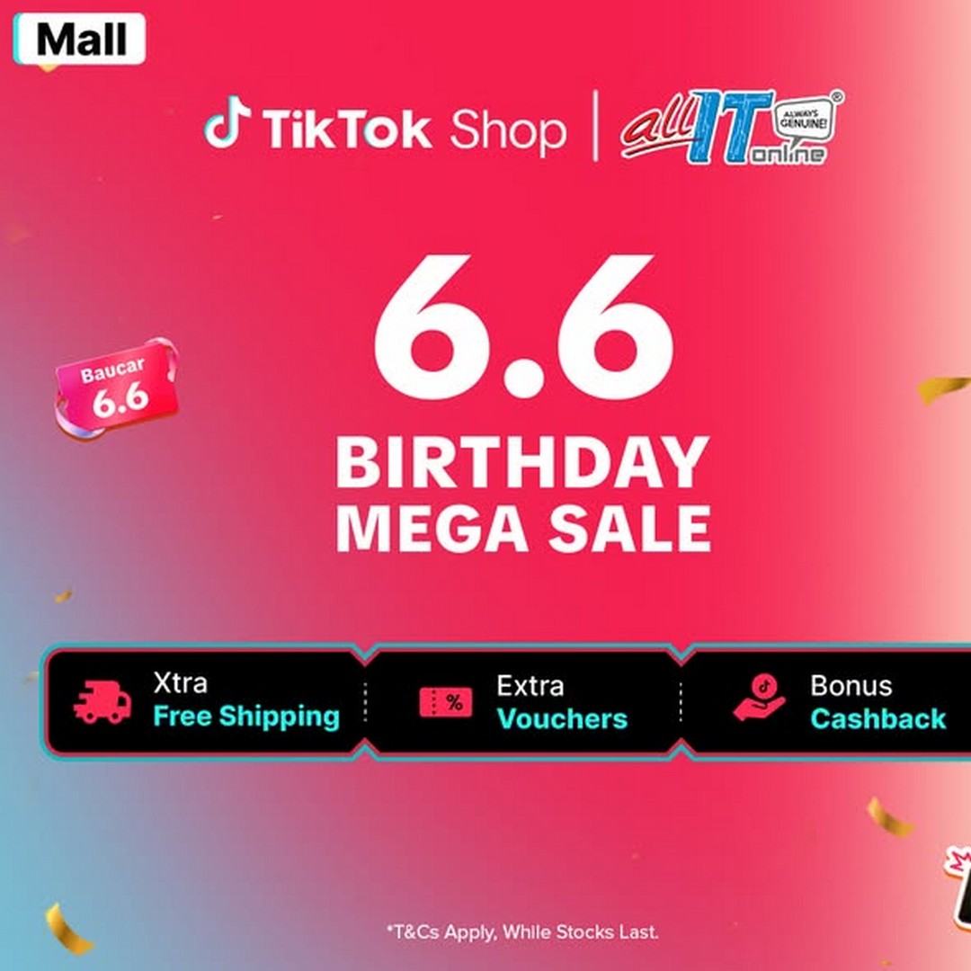 ALL-IT-Hypermarket-6.6-Birthday-Mega-Sale 6 June 2026: ALL IT Hypermarket 6.6 Birthday Mega Sale Promotion – Huge Tech Discounts, Extra Vouchers, Cashback and Free Shipping for One Day Only