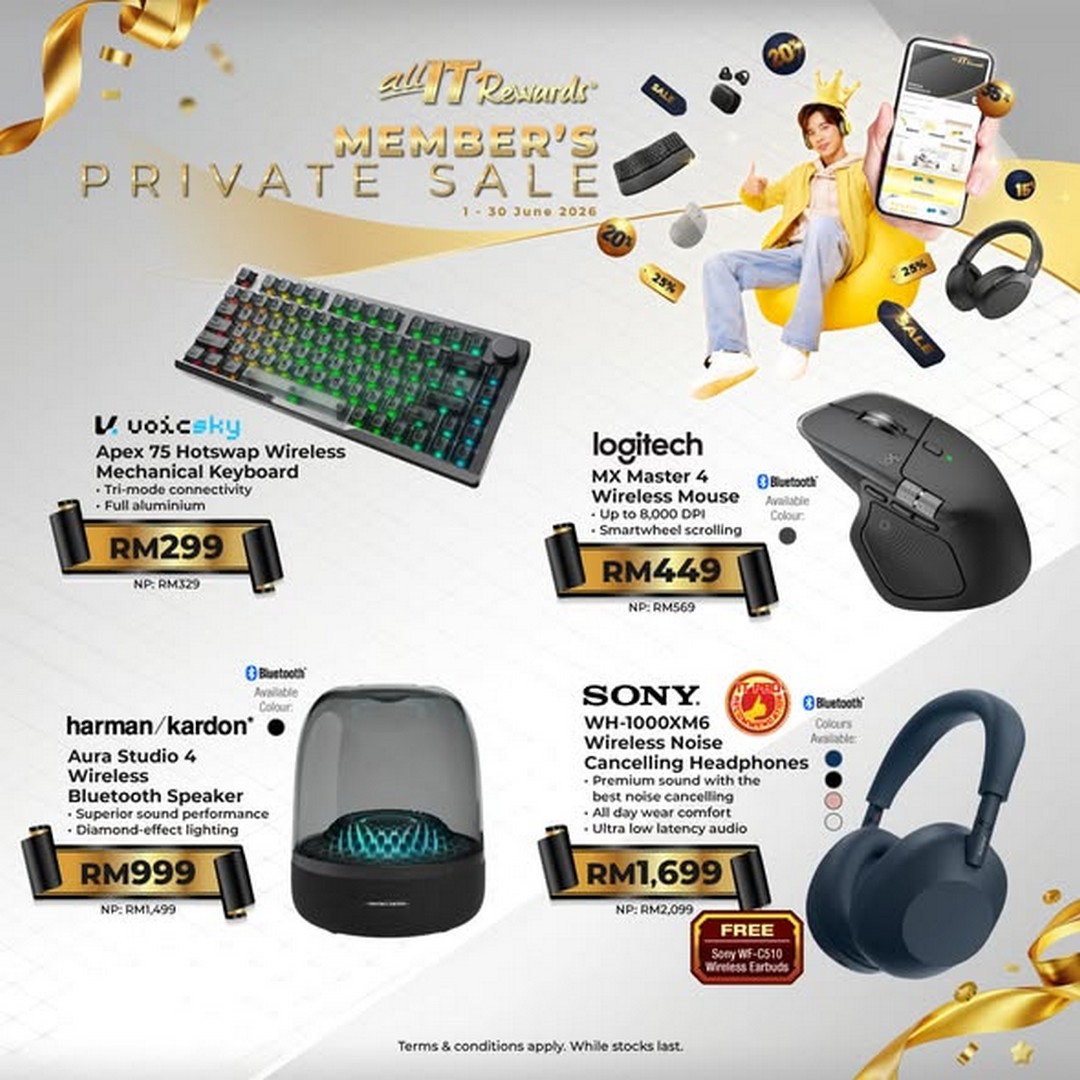 ALL-IT-Hypermarket-Malaysia-Members-Private-Sale-2 1–30 June 2026: ALL IT Hypermarket Malaysia Members’ Private Sale, Exclusive Rewards Member Tech Discount Campaign up to 36% OFF, In-Outlet Only Promotion