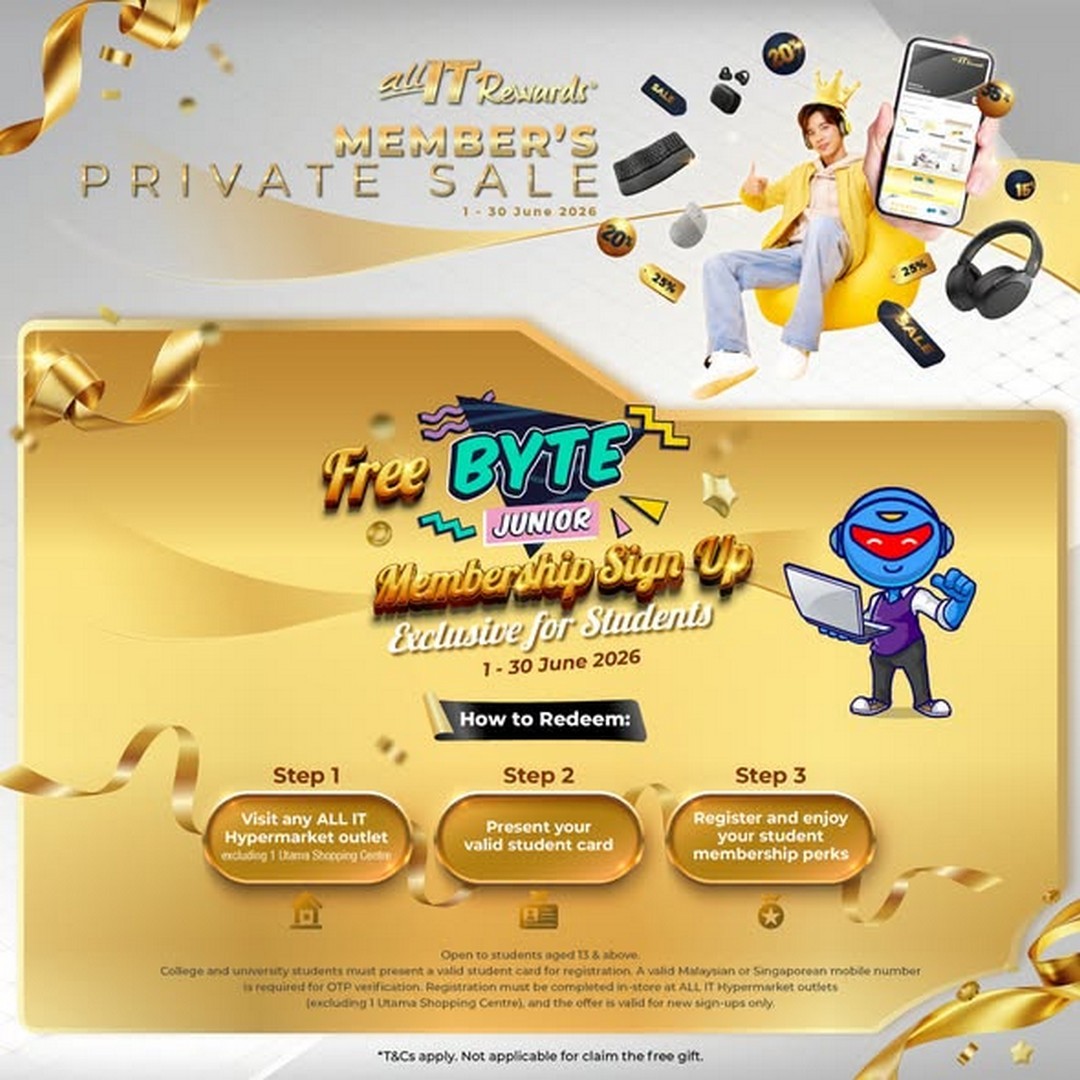 ALL-IT-Hypermarket-Members-Private-Sale-3 Now till 30 June 2026: ALL IT Hypermarket Members’ Private Sale, Exclusive Rewards Promotion with Discounts up to 36% OFF in Malaysia