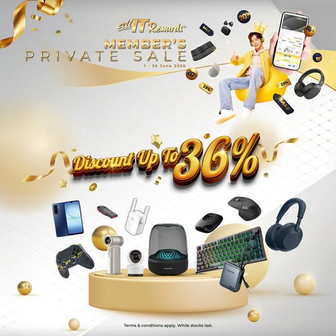 ALL-IT-Hypermarket-Members-Private-Sale-Promotion 1–30 June 2026: ALL IT Hypermarket Members’ Private Sale, Promotion, Exclusive In-Outlet Tech Deals Up to 36% Off Malaysia
