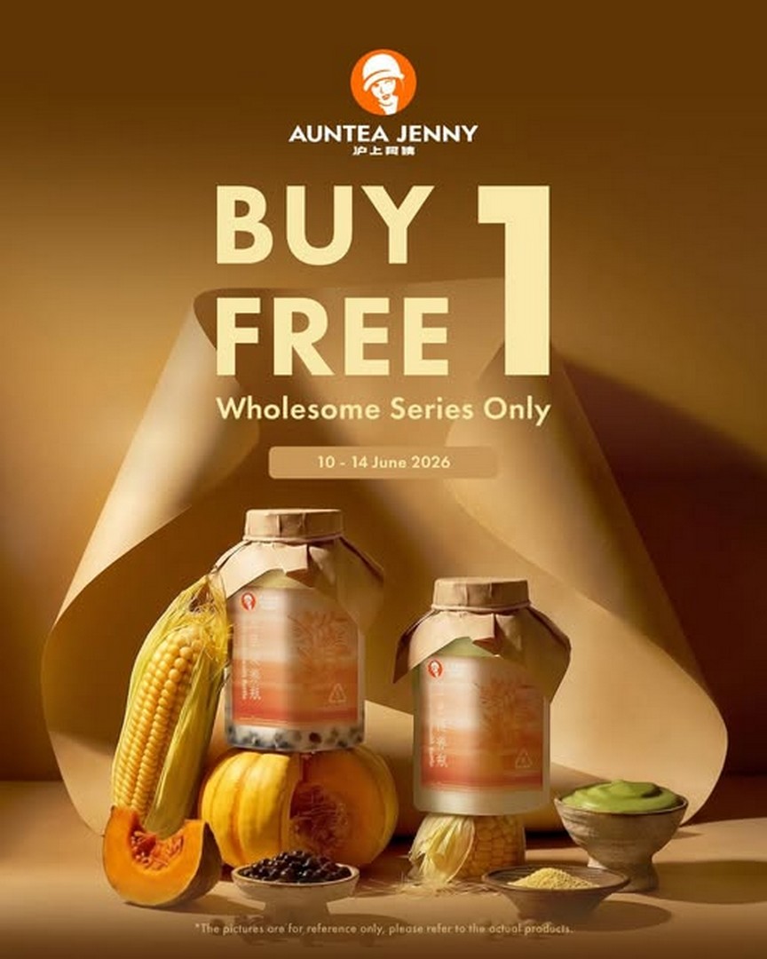 Auntea-Jenny-Malaysia-Buy-1-Free-1-Wholesome-Series-Promotion 10–14 June 2026: Auntea Jenny Malaysia Buy 1 Free 1 Wholesome Series Promotion – Enjoy Double the Refreshment with This Limited-Time Tea Deal