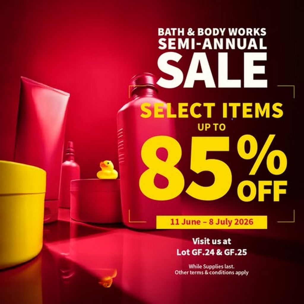 11 June – 8 July 2026: Bath & Body Works Semi-Annual Sale at NU Sentral ...