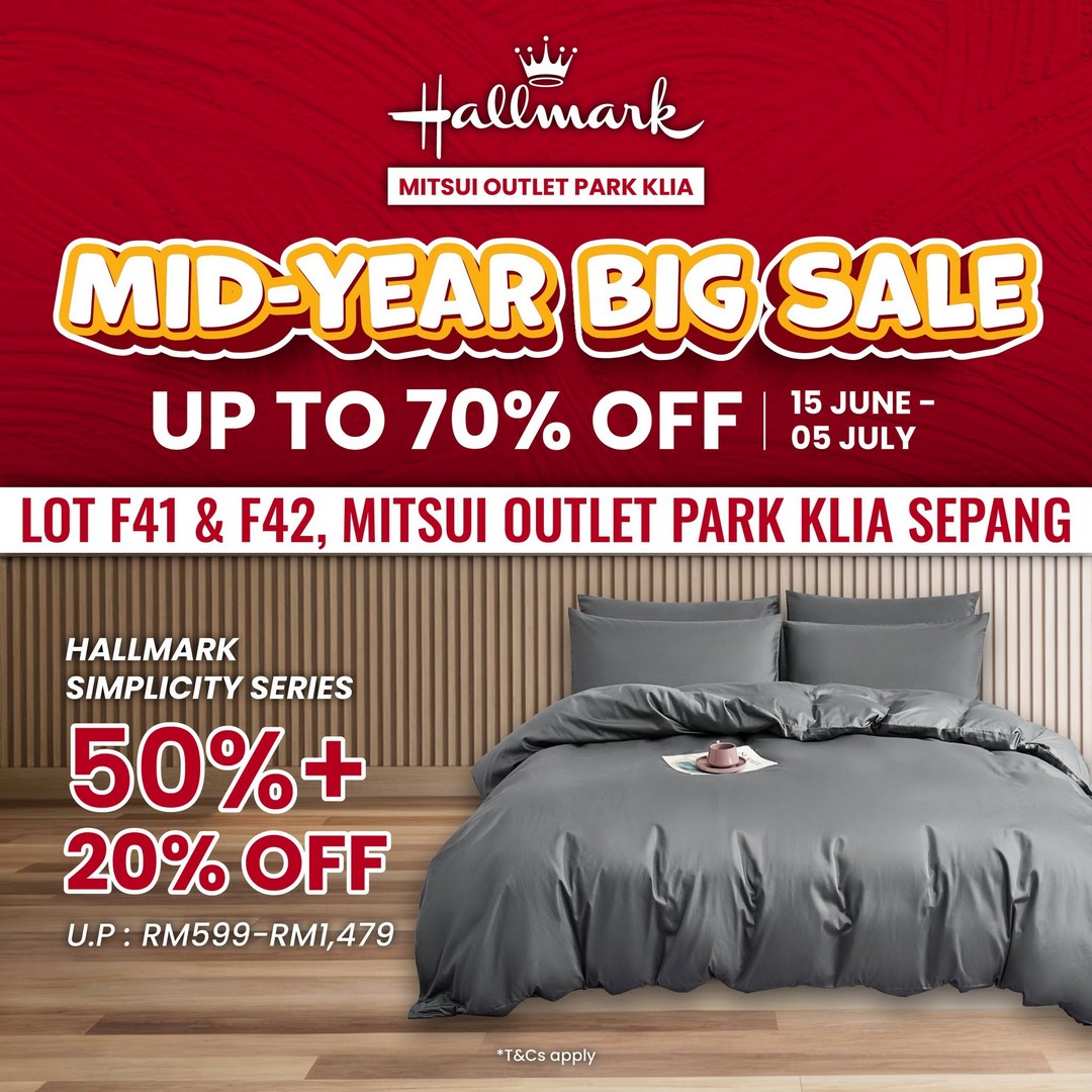 Bed-Origin-Malaysia-Mid-Year-Big-Sale-5 15 June – 5 July 2026: Bed Origin Malaysia Mid-Year Big Sale – Enjoy Up to 70% Off Bedding Essentials at Mitsui Outlet Park KLIA