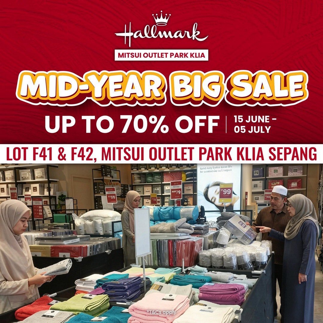 Bed-Origin-Malaysia-Mid-Year-Big-Sale-7 15 June – 5 July 2026: Bed Origin Malaysia Mid-Year Big Sale – Enjoy Up to 70% Off Bedding Essentials at Mitsui Outlet Park KLIA