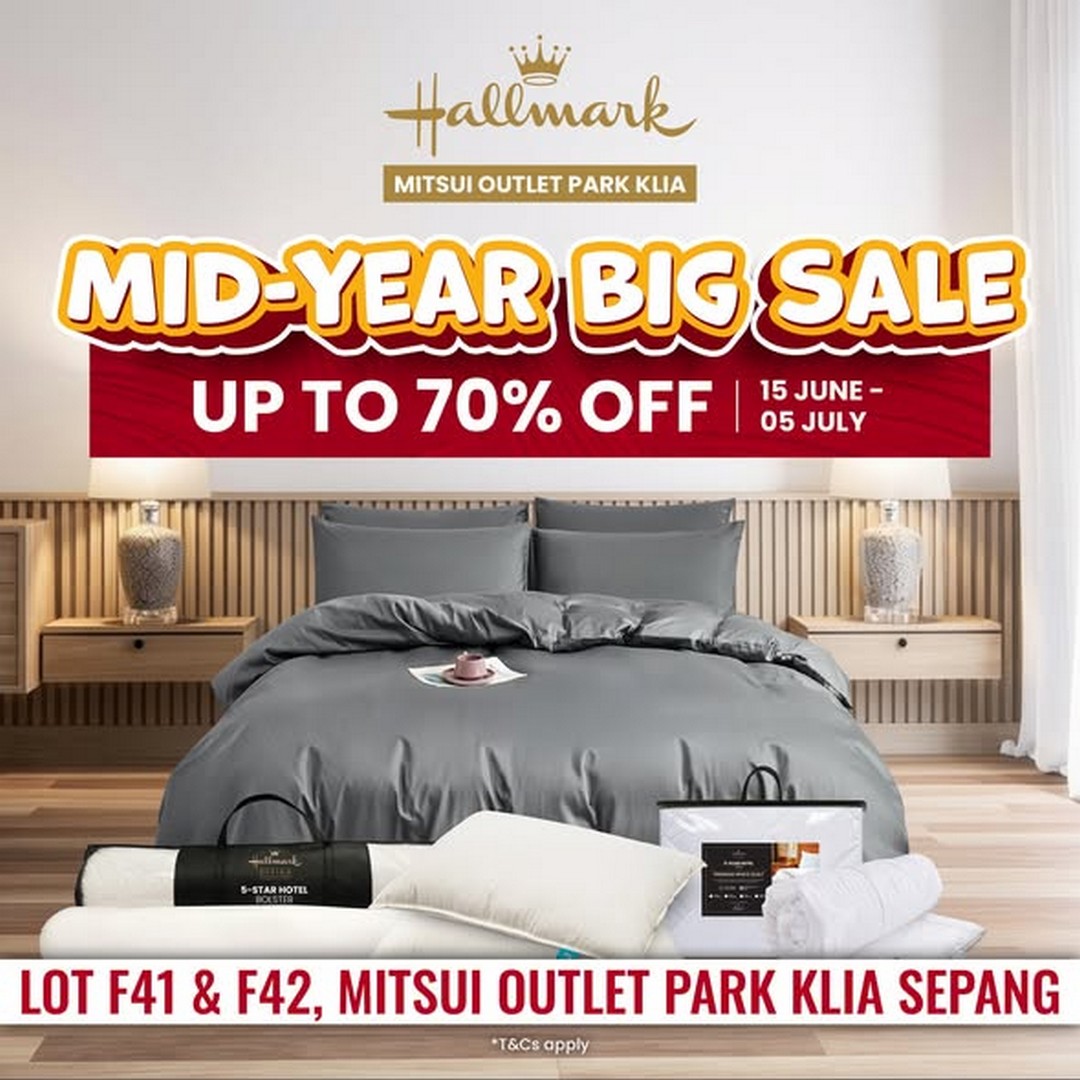 Bed-Origin-Malaysia-Mid-Year-Big-Sale 15 June – 5 July 2026: Bed Origin Malaysia Mid-Year Big Sale – Enjoy Up to 70% Off Bedding Essentials at Mitsui Outlet Park KLIA