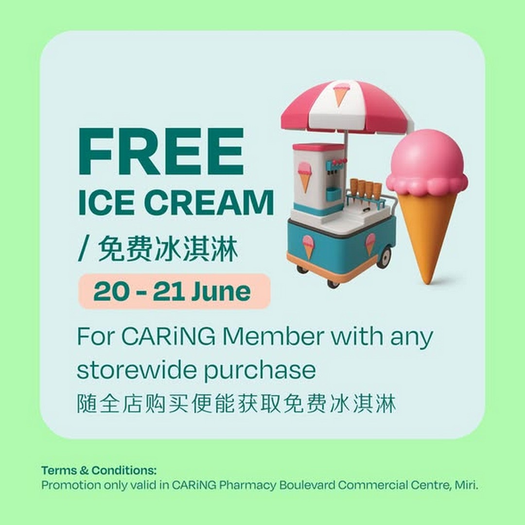 CARiNG-Pharmacy-Miri-Boulevard-Commercial-Centre-New-Outlet-Opening-2 20 June–31 July 2026: CARiNG Pharmacy Miri Boulevard Commercial Centre New Outlet Opening Promotion, Free Gifts, Rewards & Discounts in Sarawak Malaysia