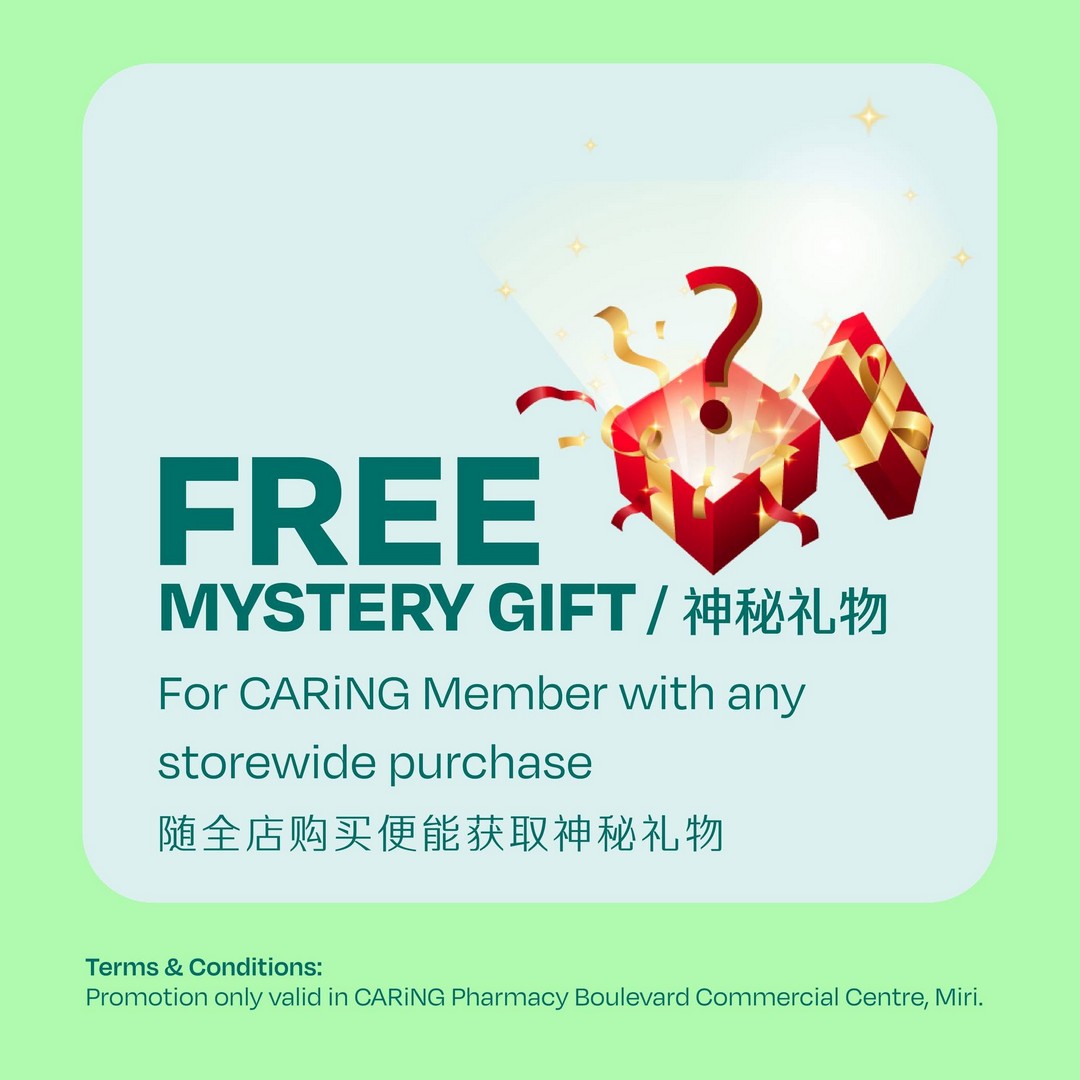 CARiNG-Pharmacy-Miri-Boulevard-Commercial-Centre-New-Outlet-Opening-6 20 June–31 July 2026: CARiNG Pharmacy Miri Boulevard Commercial Centre New Outlet Opening Promotion, Free Gifts, Rewards & Discounts in Sarawak Malaysia