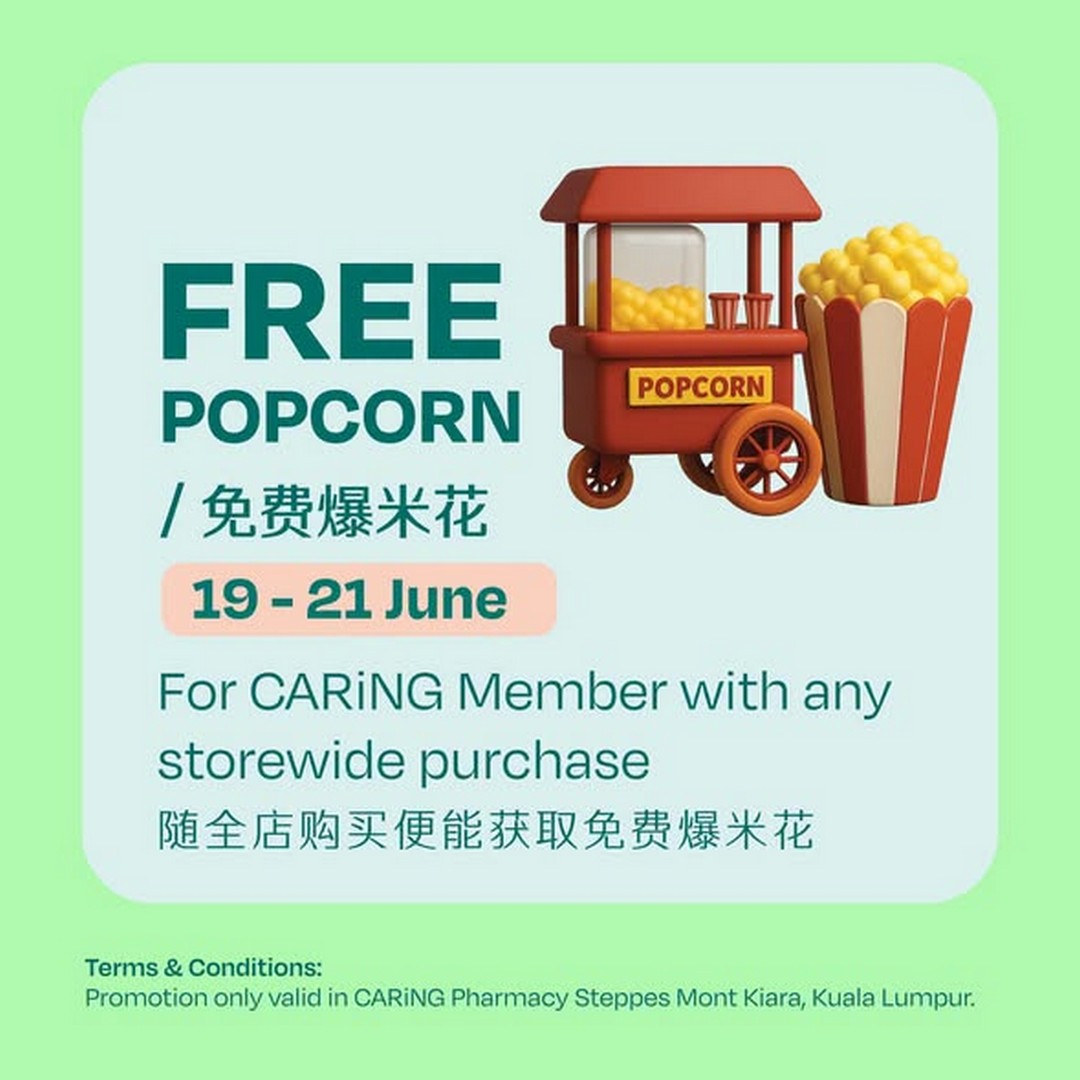 CARiNG-Pharmacy-Steppes-Mont-Kiara-New-Outlet-Opening-Promotion-2 19 June–31 July 2026: CARiNG Pharmacy, Steppes Mont Kiara New Outlet Opening Promotion, Freebies, Rewards & Special Opening Deals