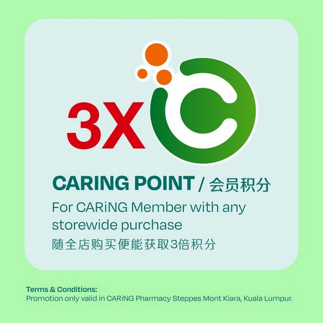 CARiNG-Pharmacy-Steppes-Mont-Kiara-New-Outlet-Opening-Promotion-3 19 June–31 July 2026: CARiNG Pharmacy, Steppes Mont Kiara New Outlet Opening Promotion, Freebies, Rewards & Special Opening Deals