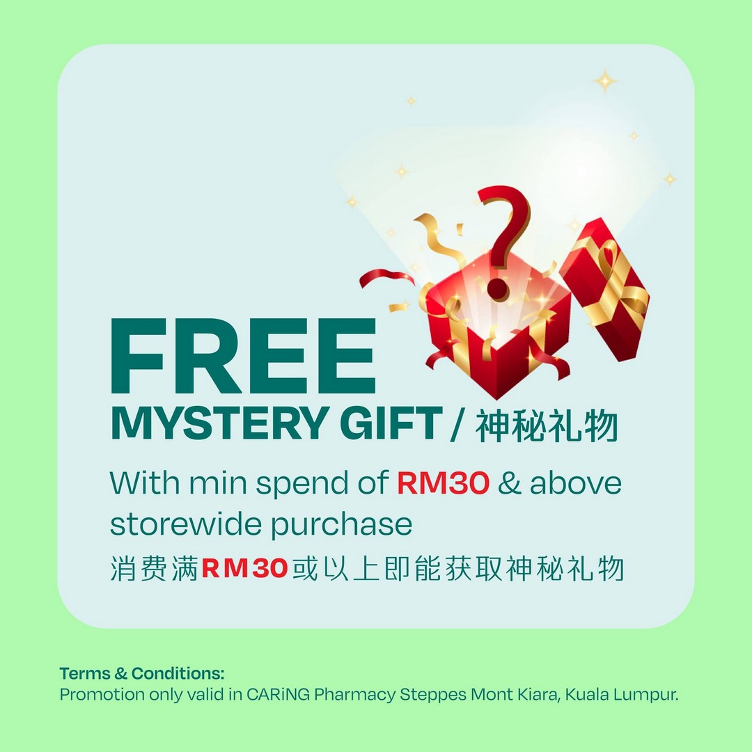 CARiNG-Pharmacy-Steppes-Mont-Kiara-New-Outlet-Opening-Promotion-7 19 June–31 July 2026: CARiNG Pharmacy, Steppes Mont Kiara New Outlet Opening Promotion, Freebies, Rewards & Special Opening Deals