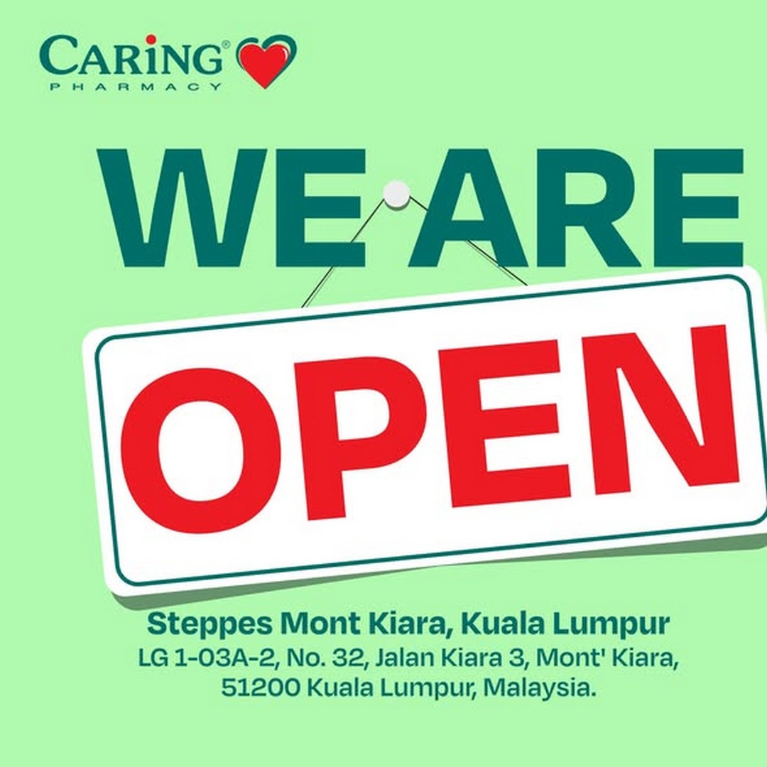 CARiNG-Pharmacy-Steppes-Mont-Kiara-New-Outlet-Opening-Promotion 19 June–31 July 2026: CARiNG Pharmacy, Steppes Mont Kiara New Outlet Opening Promotion, Freebies, Rewards & Special Opening Deals
