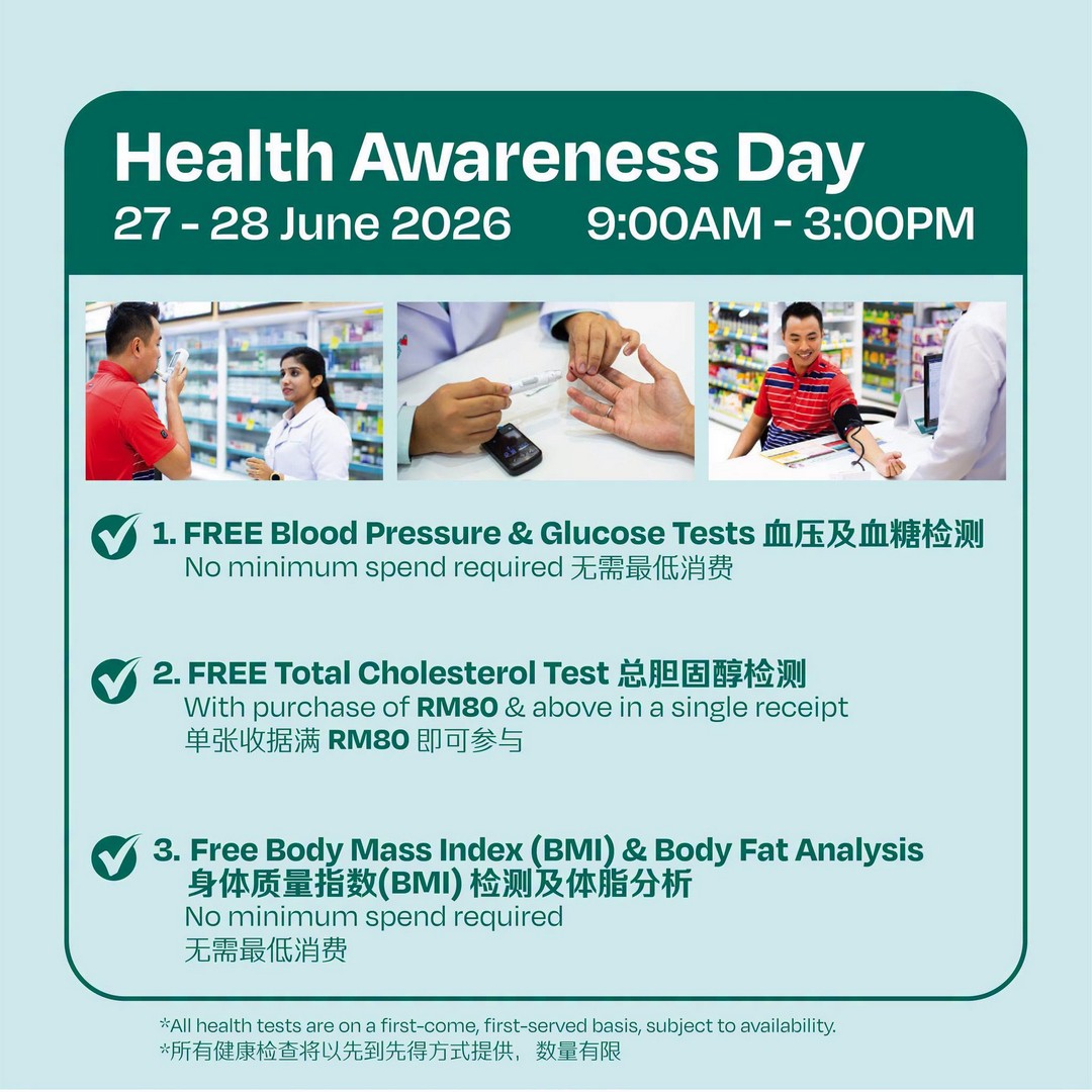 CARiNG-Pharmacy-Thank-You-Day-Celebration-Promotion-9 27–28 June 2026: CARiNG Pharmacy Thank You Day Celebration Promotion at Kota Laksamana, Melaka – Exclusive 2-Day Rewards & Freebies Event