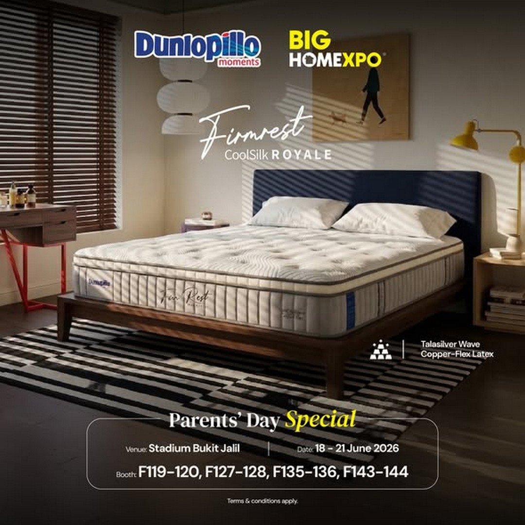 Dunlopillo-Malaysia-Big-Home-Expo-Mattress-Promotion-3 18–21 June 2026: Dunlopillo Malaysia Big Home Expo Mattress Promotion: Exclusive Expo Deals at Stadium Bukit Jalil