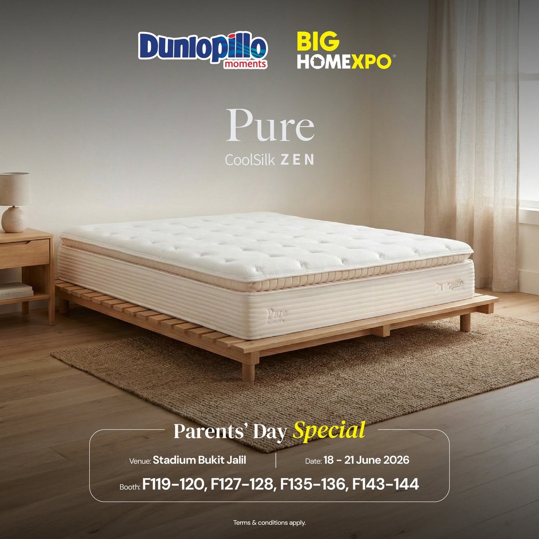 Dunlopillo-Malaysia-Big-Home-Expo-Mattress-Promotion-5 18–21 June 2026: Dunlopillo Malaysia Big Home Expo Mattress Promotion: Exclusive Expo Deals at Stadium Bukit Jalil