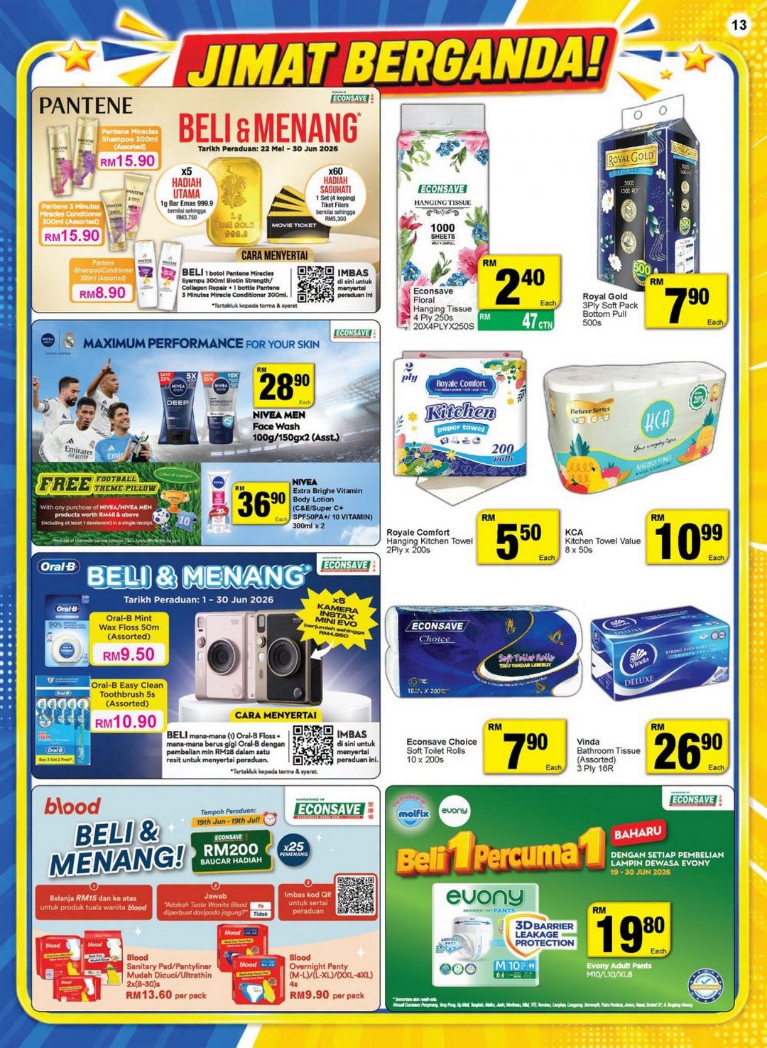 Econsave-Malaysia-Cantik-Bergaya-Menang-Berganda-Promotion-Giveaway-12 19-30 June 2026: Econsave Malaysia Cantik Bergaya, Menang Berganda Promotion & Giveaway: Up to 50% OFF Personal Care + Win RM67,000 Worth of Prizes