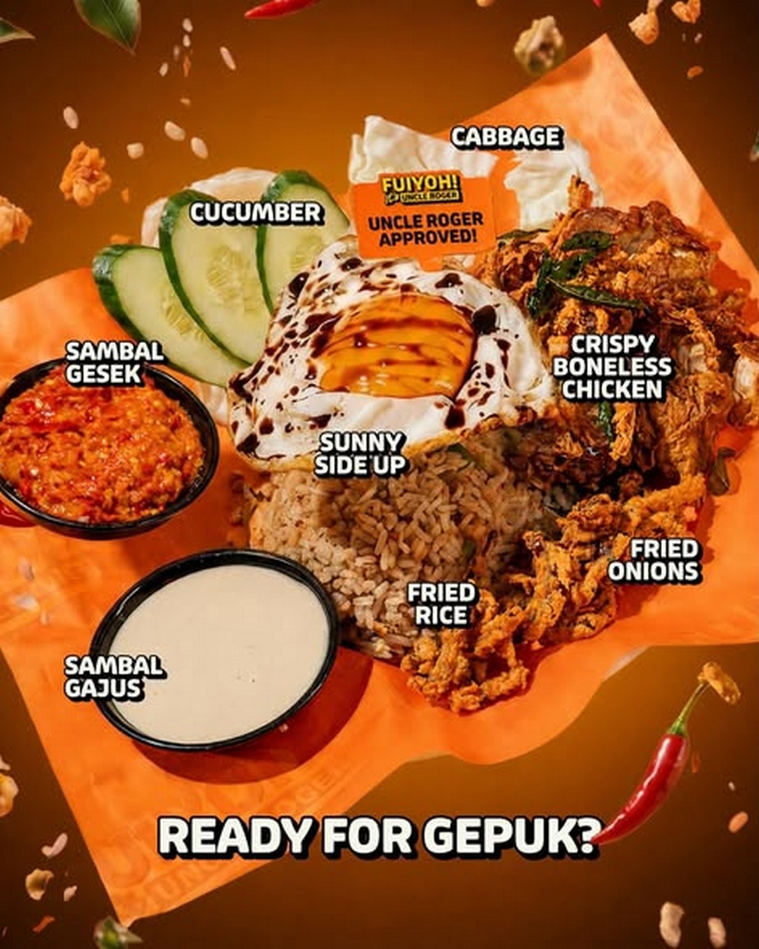 Fuiyoh-Its-Uncle-Roger-Ayam-Gepuk-Promotion-1 Now till 30 June 2026: Fuiyoh! It’s Uncle Roger Ayam Gepuk Promotion: Limited-Time Crispy Chicken Meal Deal at RM12.90++