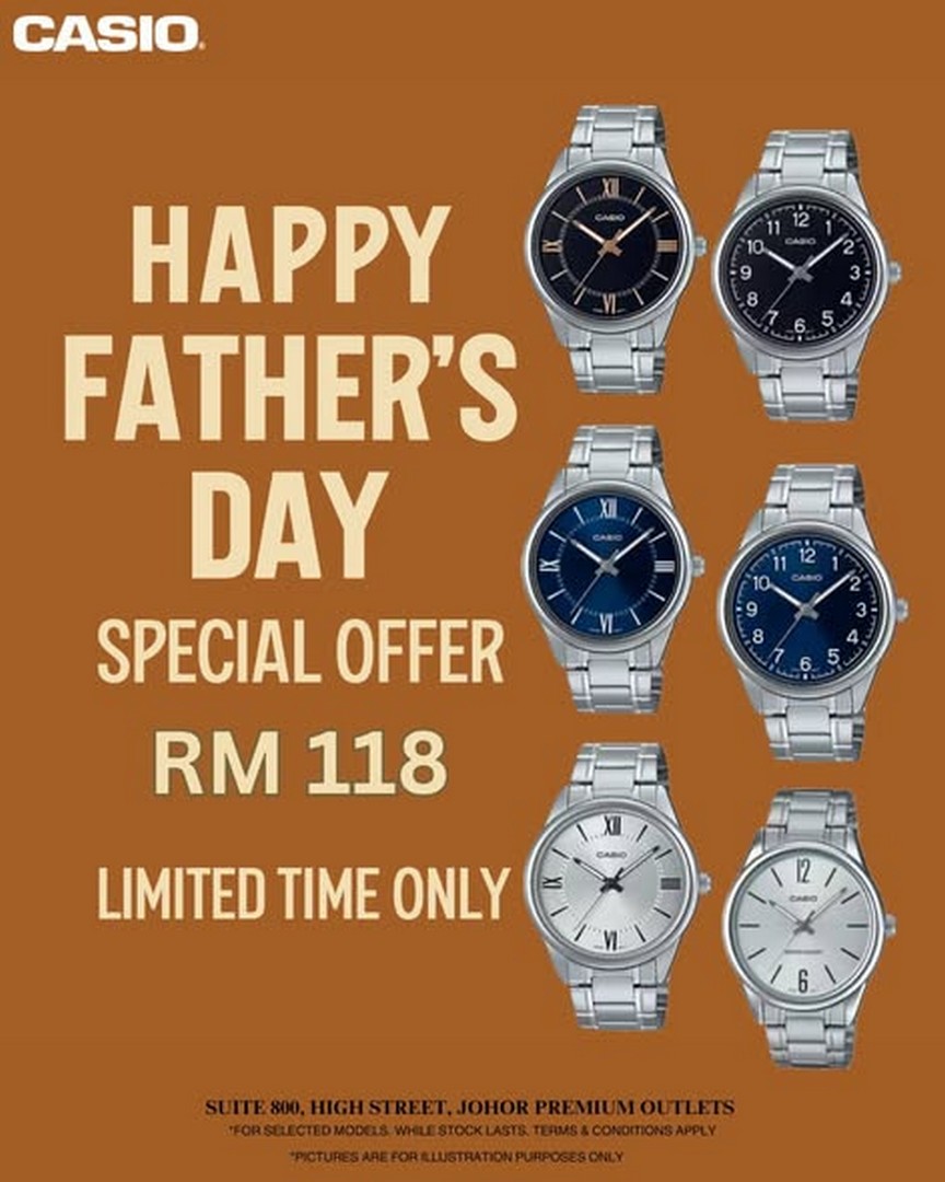 G-Shock-Casio-Special-Sale-at-Johor-Premium-Outlets-1 1–30 June 2026: G-Shock Casio Special Sale at Johor Premium Outlets – Limited-Time Sale with RM98 & RM118 Deals