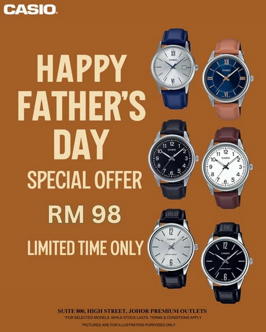 G-Shock-Casio-Special-Sale-at-Johor-Premium-Outlets 1–30 June 2026: G-Shock Casio Special Sale at Johor Premium Outlets – Limited-Time Sale with RM98 & RM118 Deals