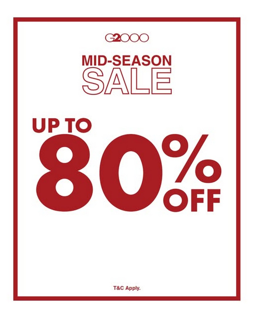G2000-Outlet-Special-Sale-at-Johor-Premium-Outlet 16 June 2026 onwards: G2000 Outlet Special Sale at Johor Premium Outlets, Up to 80% Off Fashion Clearance Promotion