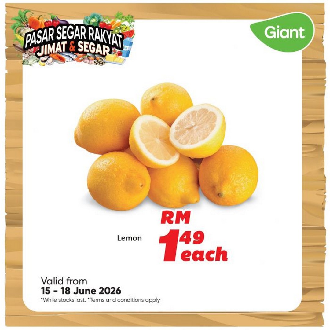 Giant-Malaysia-Pasar-Segar-Rakyat-Promotion-3 15-18 June 2026: Giant Malaysia Pasar Segar Rakyat Promotion – Fresh Groceries from RM1.49 with Great Savings on Fruits, Vegetables and Seafood