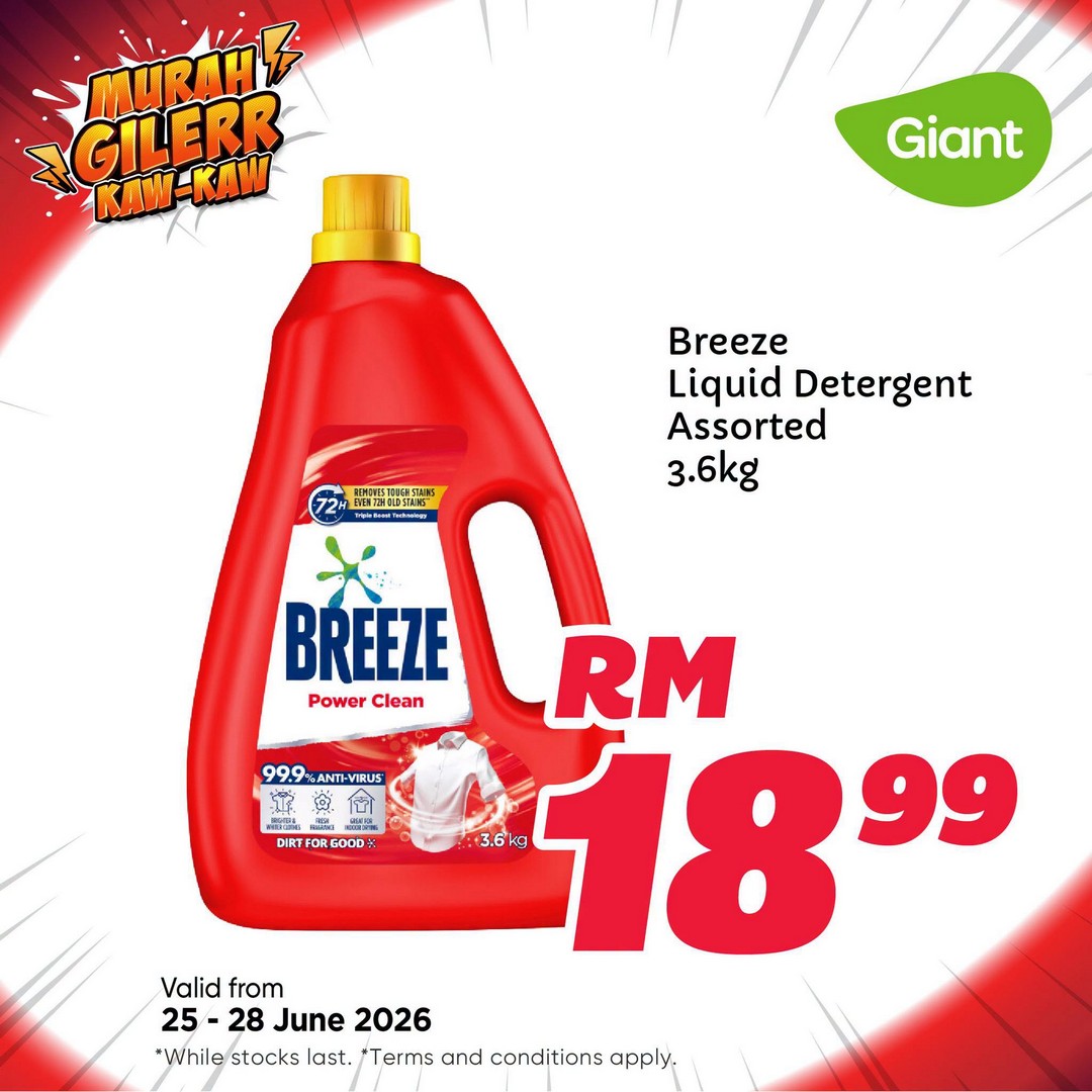 Giant-Malaysia-RAZY-CHEAP-KAW-KAW-Promotion-7 25–28 June 2026: Giant Malaysia RAZY CHEAP KAW-KAW Promotion – Massive Savings on Kitchen Essentials and Everyday Household Needs
