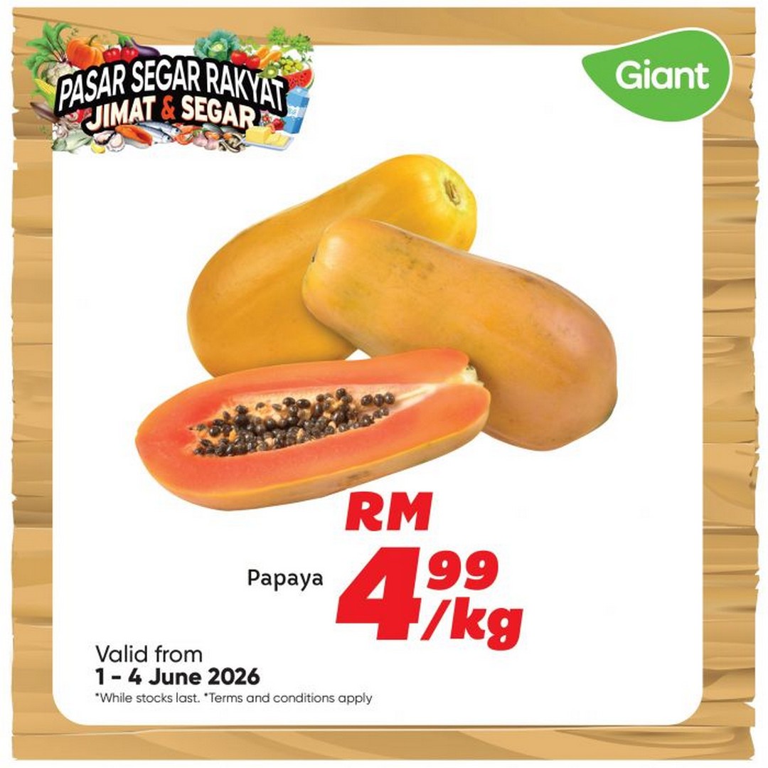 Giant-Pasar-Segar-Rakyat-Promotion-–-Yellow-Onion-at-RM1.99-6 1-4 June 2026: Giant Pasar Segar Rakyat Promotion – Yellow Onion at RM1.99/kg, Fresh Fruits, Vegetables, Chicken and Seafood Deals for Everyday Savings