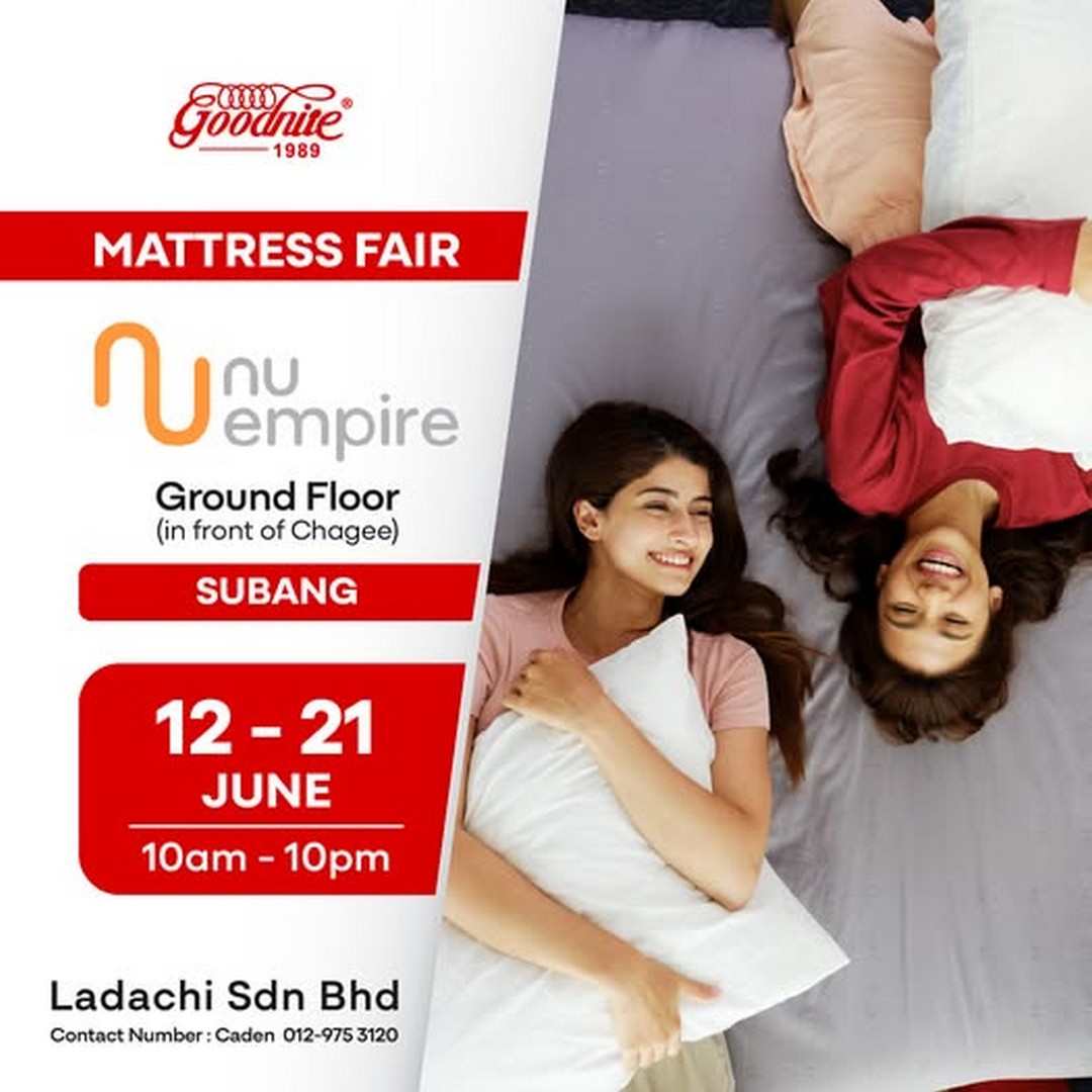 Goodnite-Malaysia-Mattress-Promotion-at-NU-Empire-Subang 12-21 June 2026: Goodnite Malaysia Mattress Promotion at NU Empire Subang – Discover Better Sleep Comfort and Exclusive Mattress Deals