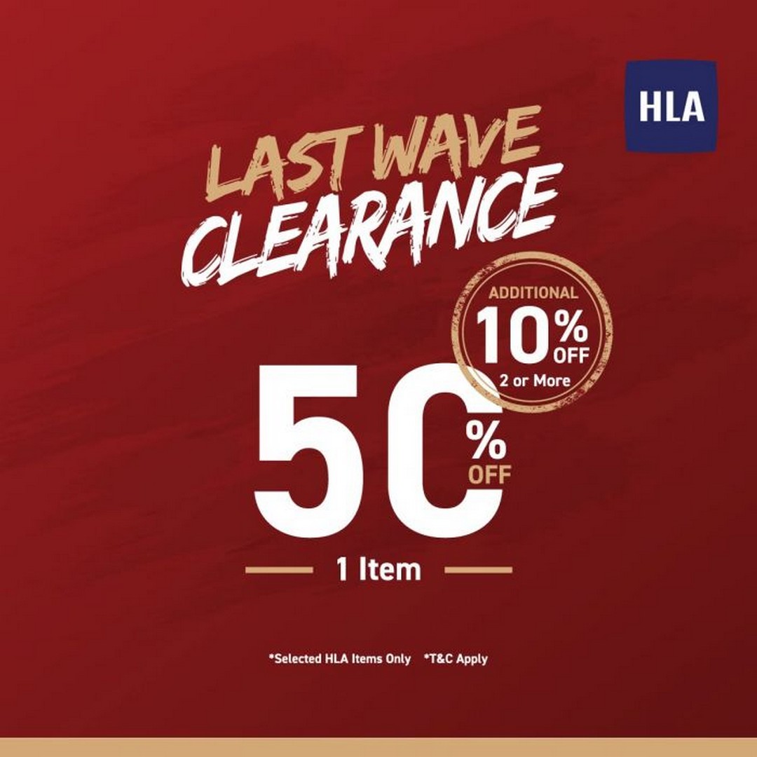 HLA-Last-Wave-Clearance-Sale-–-Enjoy-50-OFF 22-30 June 2026: HLA Last Wave Clearance Sale – Enjoy 50% OFF Selected Items Plus Additional 10% OFF Promotion at Participating Stores Nationwide