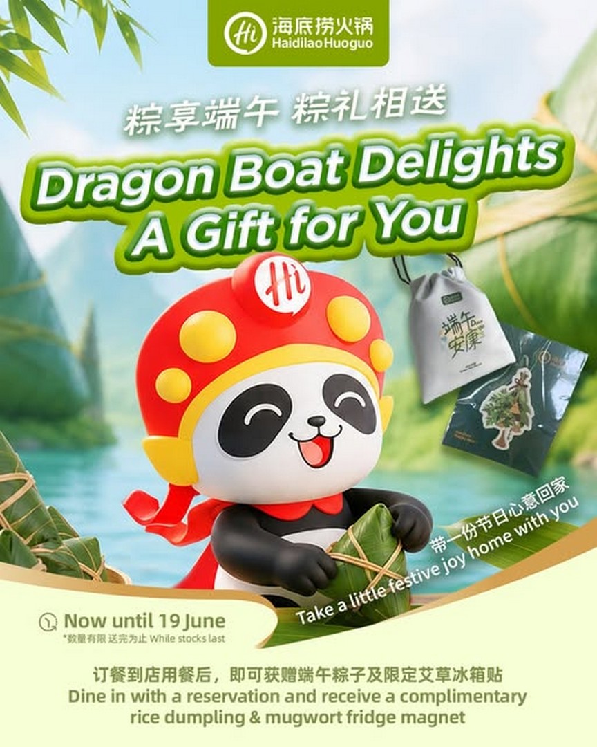 Haidilao-Malaysia-Dragon-Boat-Festival-Celebration 15–19 June 2026: Haidilao Malaysia Dragon Boat Festival Celebration, Limited Zongzi & Mugwort Fridge Magnet Gift Campaign