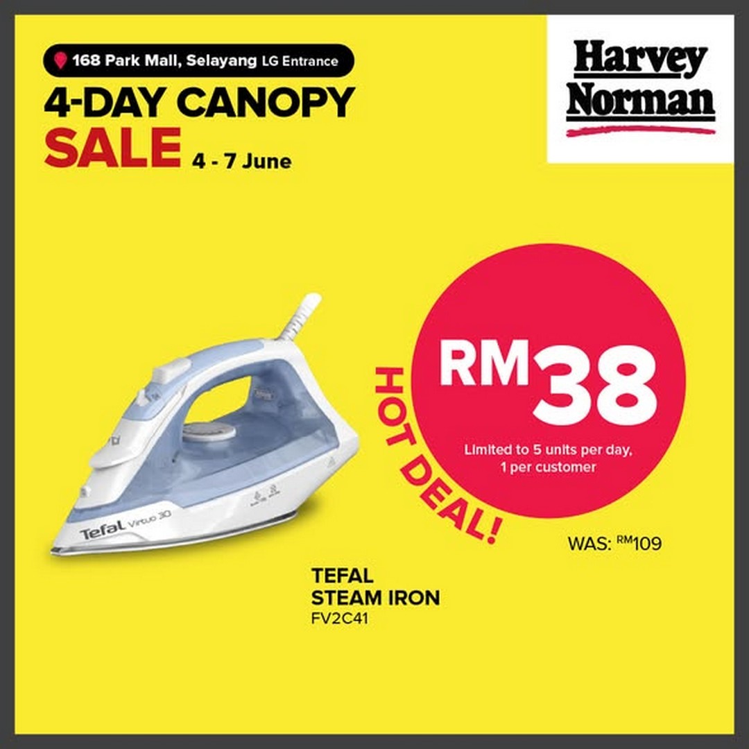Harvey-Norman-Malaysia-4-Day-Canopy-Sale-1 4–7 June 2026: Harvey Norman Malaysia 4-Day Canopy Sale – Enjoy Up to 80% Off Home Essentials, Furniture, Electronics and More