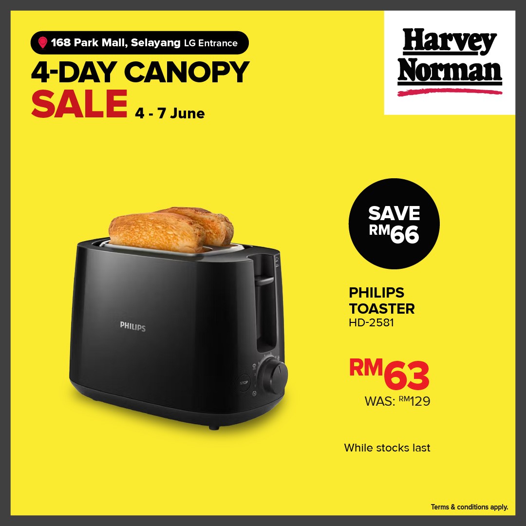 Harvey-Norman-Malaysia-4-Day-Canopy-Sale-4 4–7 June 2026: Harvey Norman Malaysia 4-Day Canopy Sale – Enjoy Up to 80% Off Home Essentials, Furniture, Electronics and More