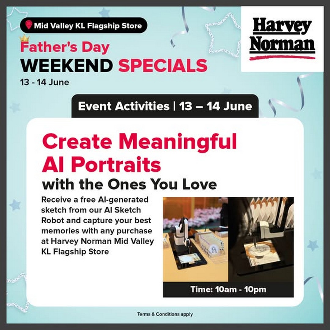 Harvey-Norman-Malaysia-Fathers-Day-Weekend-Celebration-3 13-14 June 2026: Harvey Norman Malaysia, Father’s Day Weekend Celebration, In-Store Activities, Prizes & Live Demonstrations at KL Flagship Store