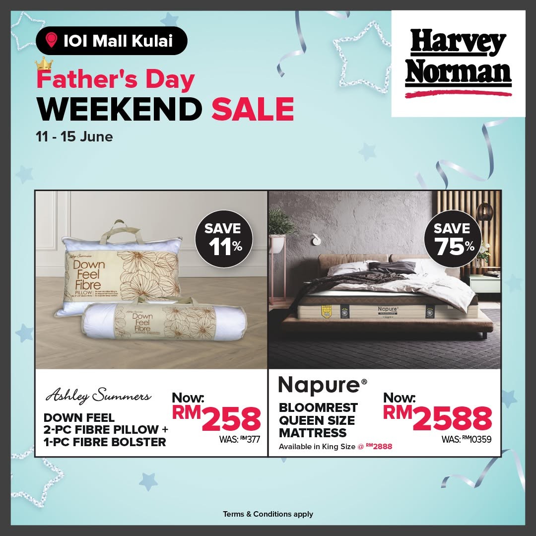 Harvey-Norman-Malaysia-Fathers-Day-Weekend-Sale-12 11-15 June 2026: Harvey Norman Malaysia Father’s Day Weekend Sale – Enjoy Up to 75% Off Storewide at Gurney Plaza and IOI Mall Kulai
