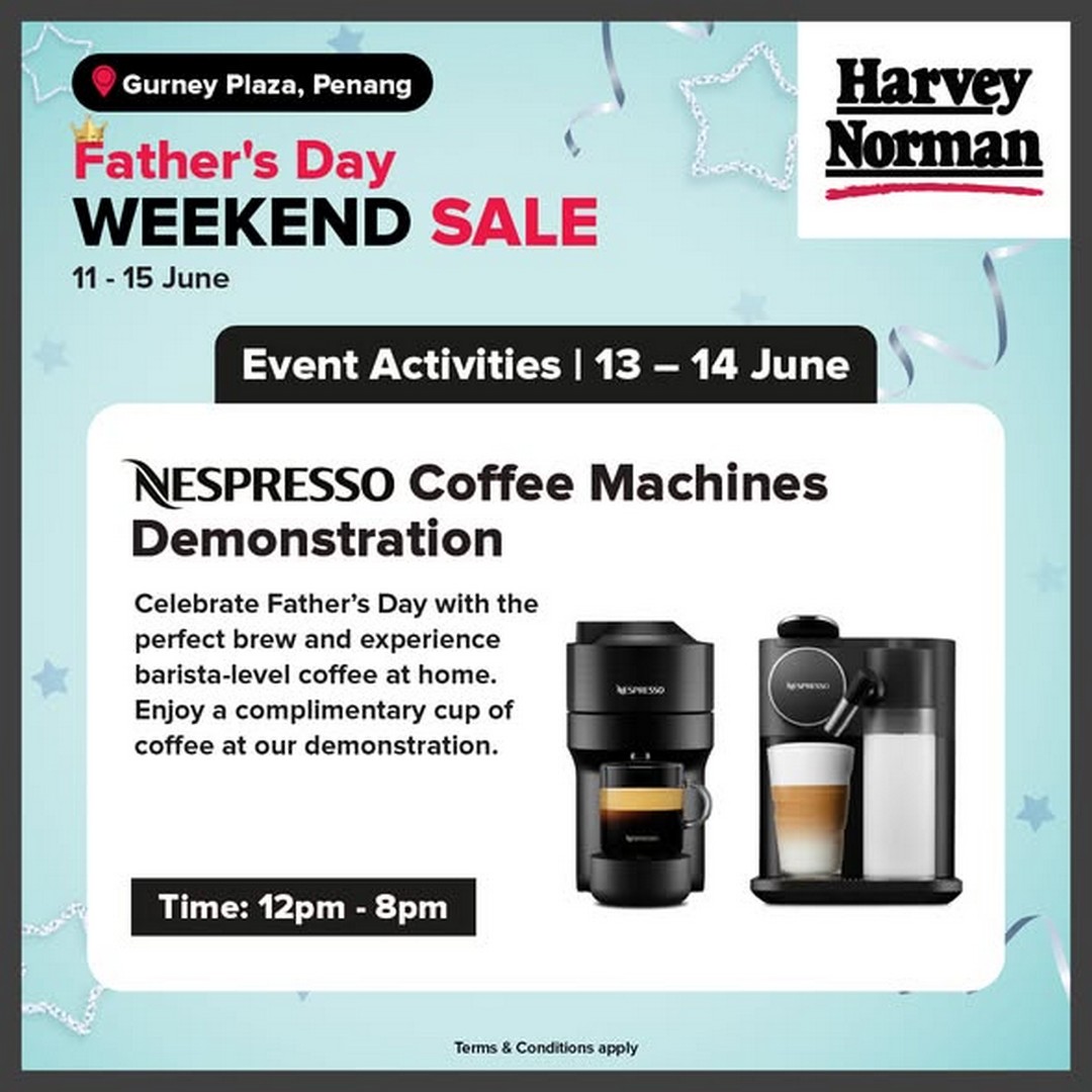 Harvey-Norman-Malaysia-Fathers-Day-Weekend-Sale-2 11-15 June 2026: Harvey Norman Malaysia Father’s Day Weekend Sale – Enjoy Up to 75% Off Storewide at Gurney Plaza and IOI Mall Kulai