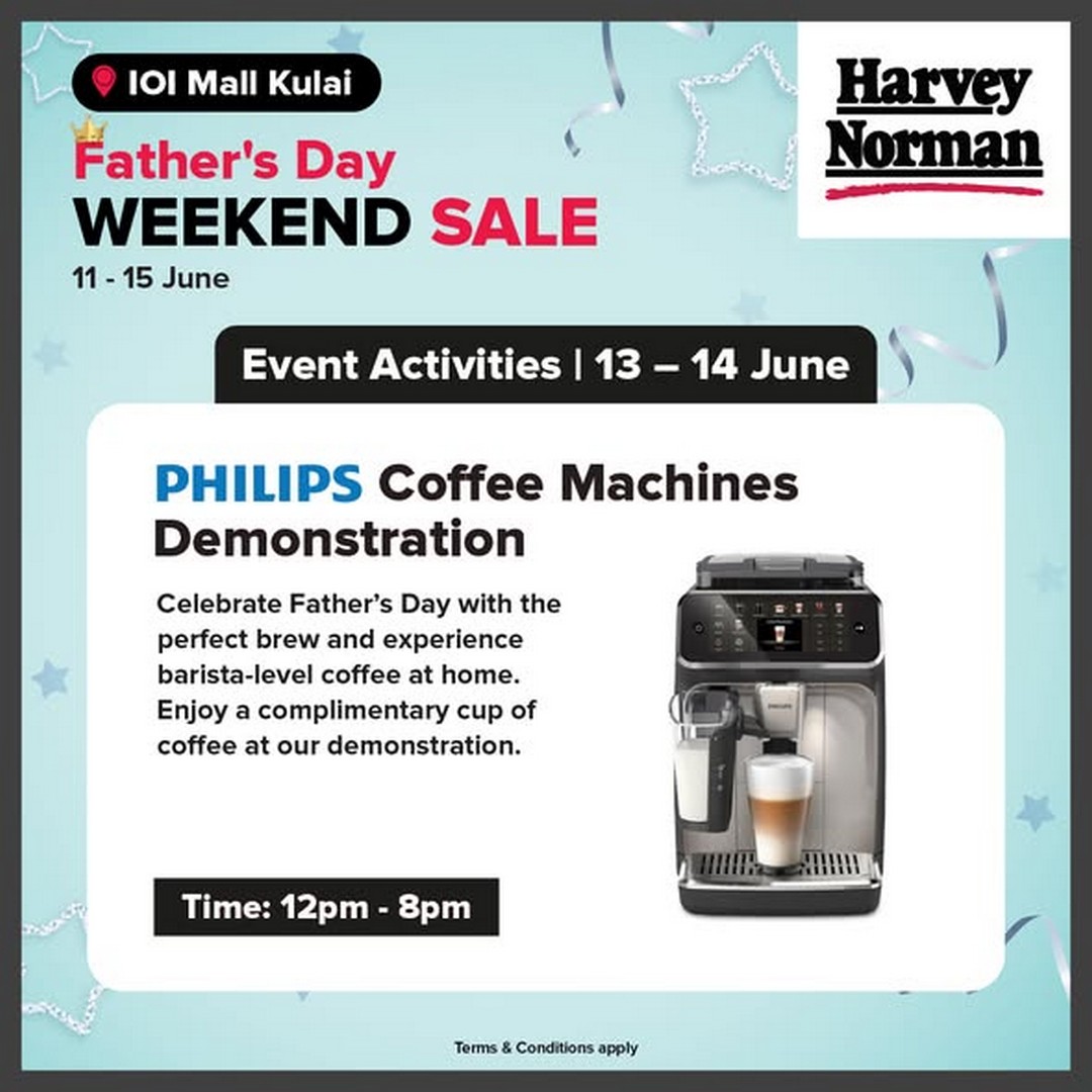 Harvey-Norman-Malaysia-Fathers-Day-Weekend-Sale-3 11-15 June 2026: Harvey Norman Malaysia Father’s Day Weekend Sale – Enjoy Up to 75% Off Storewide at Gurney Plaza and IOI Mall Kulai