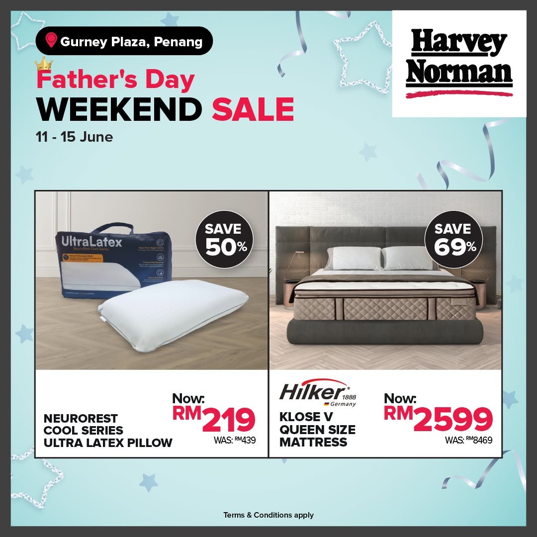 Harvey-Norman-Malaysia-Fathers-Day-Weekend-Sale-8 11-15 June 2026: Harvey Norman Malaysia Father’s Day Weekend Sale – Enjoy Up to 75% Off Storewide at Gurney Plaza and IOI Mall Kulai
