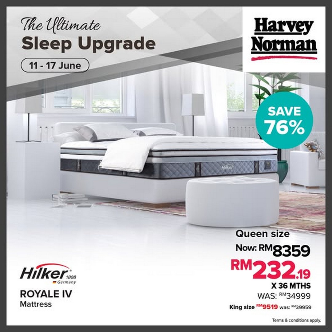 Harvey-Norman-Malaysia-Mattress-Mega-Sale-2 11-17 June 2026: Harvey Norman Malaysia Mattress Mega Sale, Up to 85% Off Premium Bedding Promotion Across Stores and Online