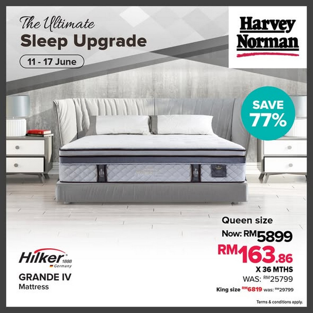 Harvey-Norman-Malaysia-Mattress-Mega-Sale-3 11-17 June 2026: Harvey Norman Malaysia Mattress Mega Sale, Up to 85% Off Premium Bedding Promotion Across Stores and Online