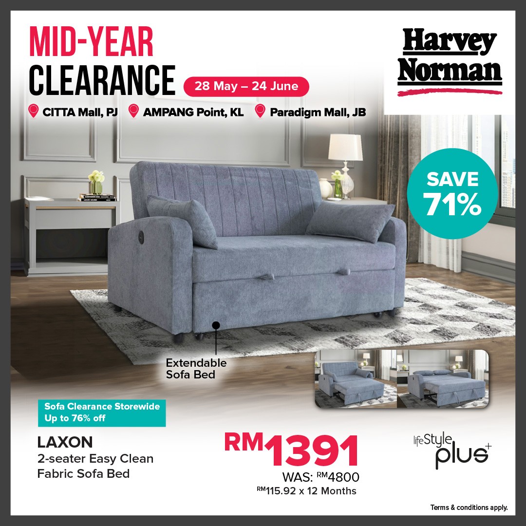 Harvey-Norman-Malaysia-Mid-Year-Clearance-Sale-10 28 May – 24 June 2026: Harvey Norman Malaysia Mid-Year Clearance Sale – Save Up to 80% Off at Factory Outlet Locations and Online Promotion