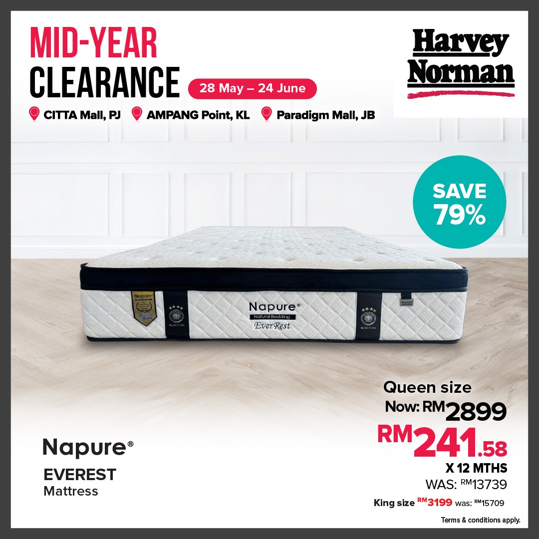 Harvey-Norman-Malaysia-Mid-Year-Clearance-Sale-12 28 May – 24 June 2026: Harvey Norman Malaysia Mid-Year Clearance Sale – Save Up to 80% Off at Factory Outlet Locations and Online Promotion