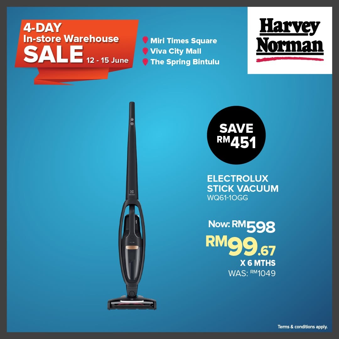 Harvey-Norman-Malaysia-Warehouse-Sale-Up-to-75-Off-In-Store-Clearance-4 12–15 June 2026: Harvey Norman Malaysia Warehouse Sale: Up to 75% Off In-Store Clearance Deals on Home & Tech Essentials in Sarawak